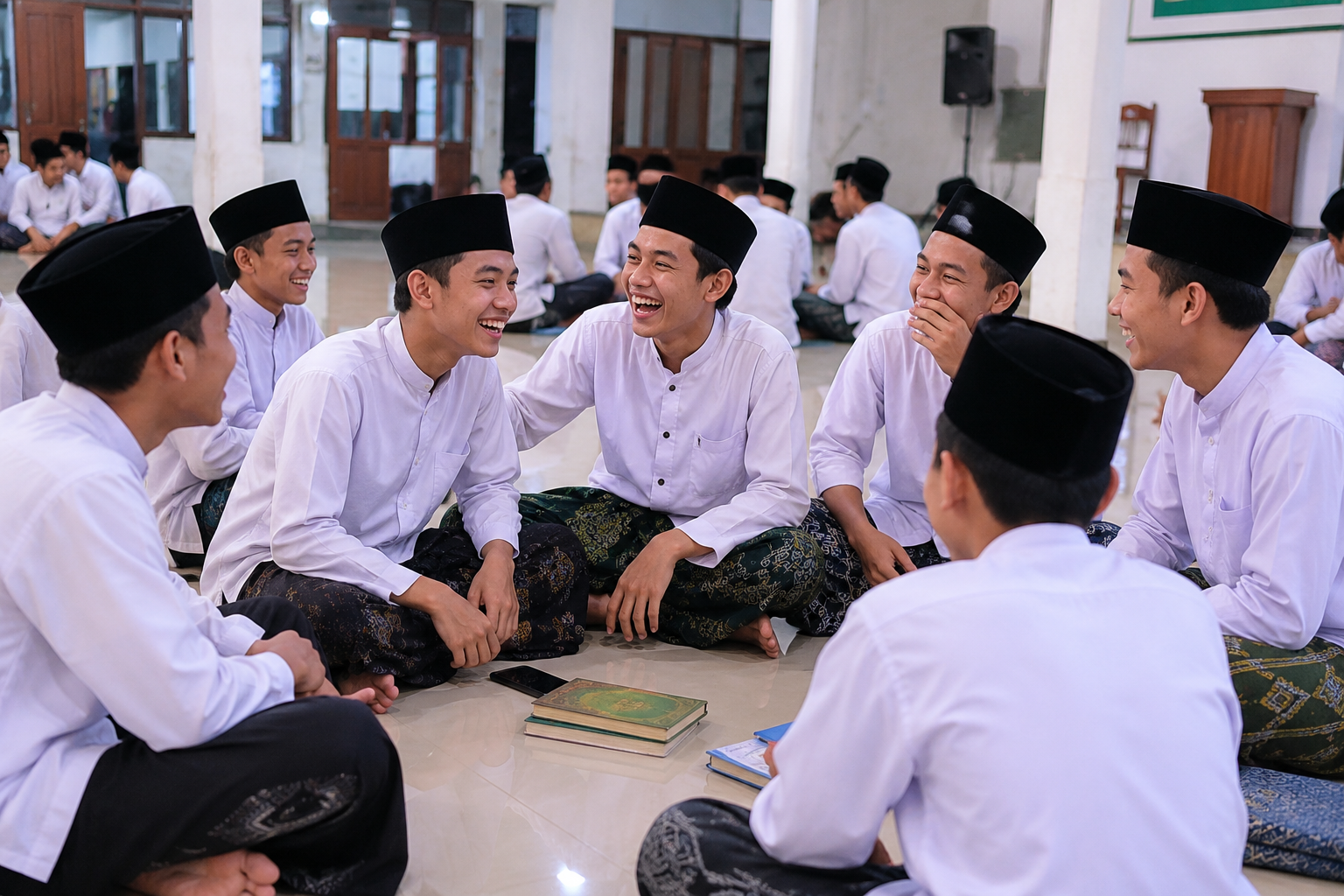 BERCANDA DAN BANYAK TERTAWA